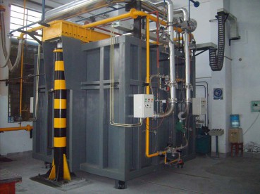 浙江AINZ-4.0m³全自控燃气钟罩窑1750℃